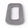 Handmade Velvet Cloth Fabric Covered Linking Rings LS-X-WOVE-Q071-33G-1