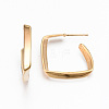 Brass Half Hoop Earrings KK-R117-020-NF-4