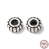 925 Sterling Silver Corrugated Beads STER-P053-09A-AS-1