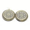 Brass Locket Pendants X-KK-F717-21AB-NR-4