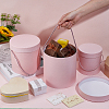 3Pcs Paper Flower Hugging Bucket AJEW-BC0009-74B-3