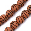 Handmade Polymer Clay Beads Strands PY-CBAEC33-01K-1