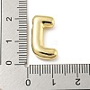 Brass Micro Pave Clear Cubic Zirconia Pendants KK-E093-04G-J-3