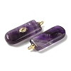 Natural Amethyst Pendants G-H328-02G-A05-2