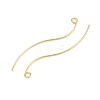 Brass Earring Findings KK-A274-17C-G-2
