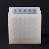 Rhombus-shaped Cube Candle Food Grade Silicone Molds DIY-D071-06-3