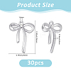 30Pcs Rack Plating Alloy Pendants FIND-FH0012-08P-2