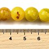 Natural Striped Stone Beads Strands G-D315-A01-04-8mm-5