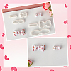4 Sets 4 Styles Plastic Clay Pressed Molds AJEW-SC0004-09D-4