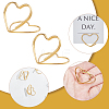 32Pcs Mini Iron Place Card Holders ODIS-SP0001-08G-5