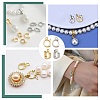 2Pcs 2 Colors 925 Sterling Silver Fold Over Clasp STER-GO0001-33-7