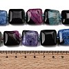 Natural Agate Beads Strands G-F820-D01-01-5