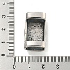 Tibetan Style 304 Stainless Steel Slide Charms/Slider Beads STAS-L274-005AS-01-3