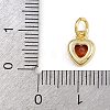 Brass with Cubic Zirconia Pendants KK-A269-67B-G-3