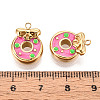 304 Stainless Steel Enamel Pendants X1-STAS-T068-10A-3