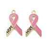 Alloy Enamel Pendants FIND-L021-01G-1