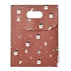 Christmas Themed Pattern Rectangle Kraft Paper Flip Bags CARB-L008-02S-01-1