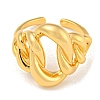 Brass Open Cuff Rings RJEW-B052-12G-2
