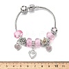 Alloy Enamel European Beads Charm Bracelets BJEW-F495-14P-3