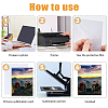 10Pcs 2 Styles Aluminum Heat Transfer Picture Plate AJEW-DC0002-05-4