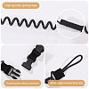 Nylon Outdoor Tactical Spring Lanyard AJEW-WH0752-319C-4