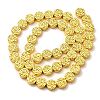 Electroplated Synthetic Non-magnetic Hematite Beads Strands G-L613-K01-01C-3