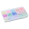 Transparent & Two Tone Opaque Acrylic Beads SACR-FS0001-24-6