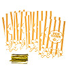 100Pcs Plastic Cookie Bags ABAG-TA0001-75-2