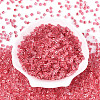 Transparent Inside Colours Glass Seed Beads SEED-T007-13E-1