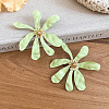 Iron Enamel Stud Earrings for Women WGDF60D-03-1