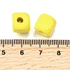 Spray Painted Wooden Beads WOOD-P021-01C-27-3