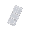 Rectangle and Heart DIY Silicone Pendant Molds PW-WG77152-01-4