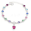 Alloy Rhinestone Charm Bracelets FS-WG1766B-08-1