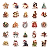 50Pcs/set Christmas PVC Self-Adhesive Stickers PW-WGE1BF0-01-3