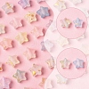 200Pcs Gradient Color Transparent Acrylic Beads MACR-FS0002-03-3