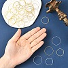 120Pcs 2 Styles 2 Colors Brass Linking Rings KK-YW0003-98-3