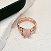 Triangle 925 Sterling Silver with Natural Moonstone Finger Rings FS-WGDF753-11-2