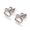 Tarnish Resistant 304 Stainless Steel Stud Earrings X-EJEW-N045-04P-1