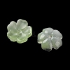 Dyed & Heated Gradient Color Glass Bead Cap GLAA-D307-01K-2
