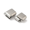304 Stainless Steel Bayonet Clasps STAS-Z147-31P-01-2