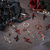 24Pcs 6 Styles Alloy Enamel Pendants ENAM-TA0001-56-6