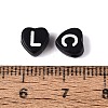 Opaque Acrylic Enamel Beads SACR-Q001-16B-A01-4