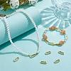 8Pcs Brass Spring Gate Rings KK-BC0015-69G-4