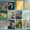 Rectangle Tinfoil Paper Sheets for Craft Engraving DIY-WH0671-302B-02-5