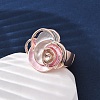 Zinc Alloy & Enamel Finger Rings for Women RJEW-M101-01E-G-3