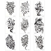 Removable Temporary Water Proof Tattoos Paper Stickers DIY-WH20013-74-1