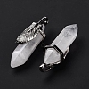 Natural Quartz Crystal Pendants G-E059-04AS-07-2