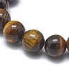 Natural Tiger Eye Bead Stretch Bracelets BJEW-K212-A-028-3