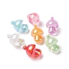 Transparent Acrylic Pendants MACR-L013-01-1