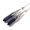 Natural Lapis Lazuli Dowsing Pendulum Big Pendants G-H285-06P-05-1